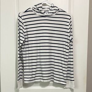 Crewcuts Striped Jersey Hooded Tee Sz XL